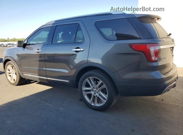 1FM5K7F80HGE33709 2017 FORD EXPLORER Gray Tył lewy
