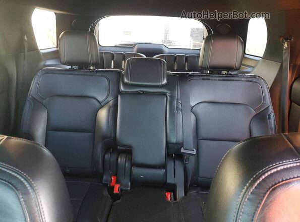 1FM5K7F80HGE33709 2017 FORD EXPLORER Gray Widok tylnych siedzeń