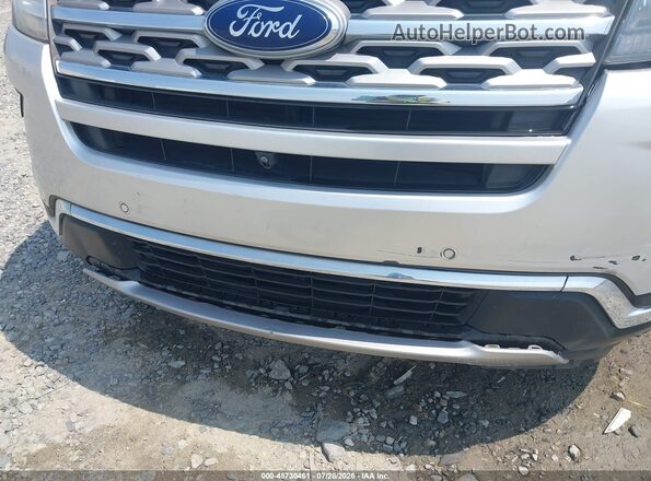1FM5K7F80JGA21537 2018 FORD EXPLORER Silver Vista frontal