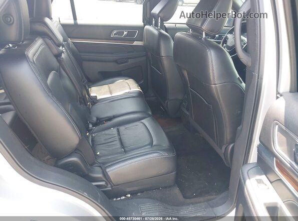 1FM5K7F80JGA21537 2018 FORD EXPLORER Silver Vista de la etiqueta del VIN
