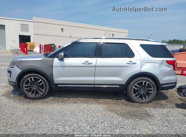 1FM5K7F80JGA21537 2018 FORD EXPLORER Silver 
