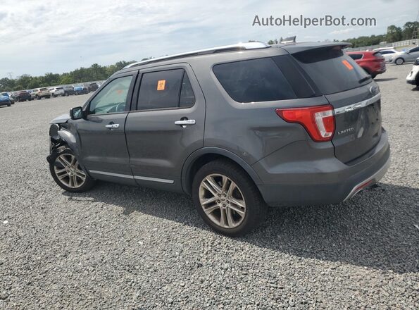 1FM5K7F81GGC99002 2016 FORD EXPLORER Charcoal Հետևի ձախ
