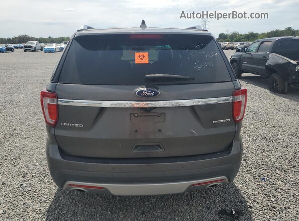 1FM5K7F81GGC99002 2016 FORD EXPLORER Charcoal Հետևի տեսք