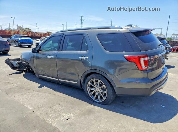 1FM5K7F81HGC27119 2017 FORD EXPLORER Gray უკანა მარცხენა