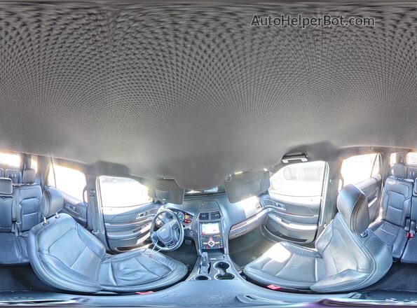 1FM5K7F81HGC27119 2017 FORD EXPLORER Gray VIN კოდის სტიკერის ხედი