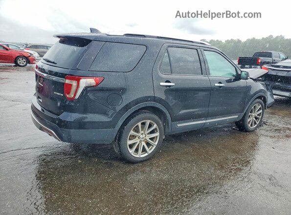 1FM5K7F82GGC13602 2016 FORD EXPLORER Black Trasero derecho