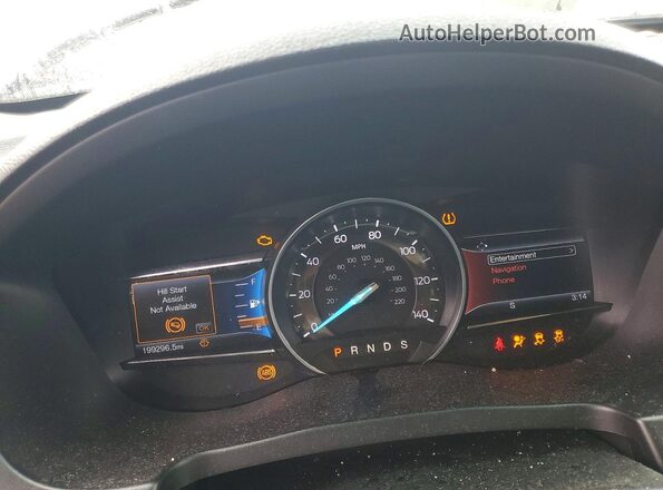 1FM5K7F82GGC13602 2016 FORD EXPLORER Black Vista del cuadro de instrumentos