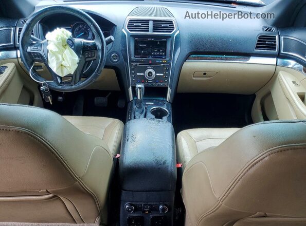 1FM5K7F82GGC13602 2016 FORD EXPLORER Black Vista del salpicadero