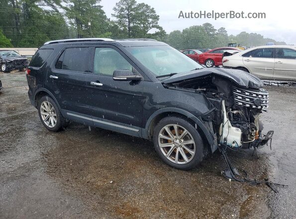 1FM5K7F82GGC13602 2016 FORD EXPLORER Black Delantero derecho