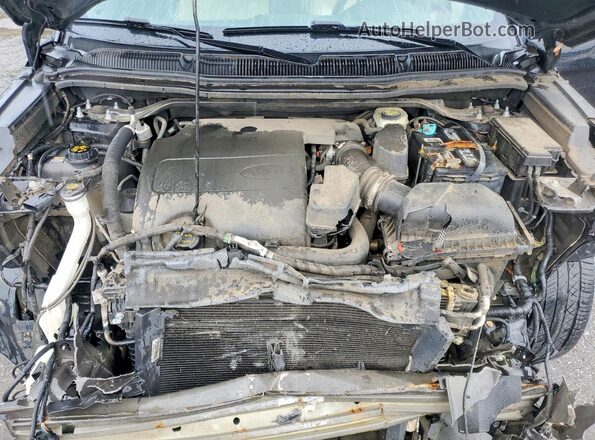 1FM5K7F82GGC13602 2016 FORD EXPLORER Black Vista del compartimento del motor