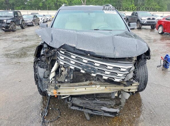 1FM5K7F82GGC13602 2016 FORD EXPLORER Black Vista frontal