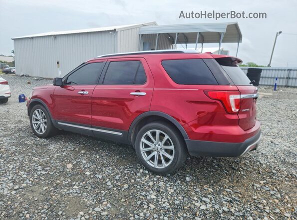 1FM5K7F82GGC81155 2016 FORD EXPLORER Красный Задняя левая четверть