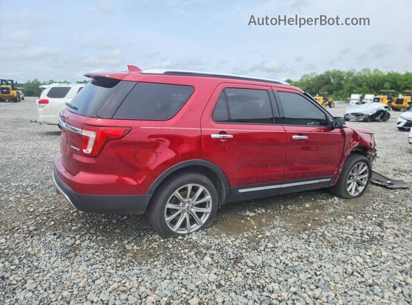 1FM5K7F82GGC81155 2016 FORD EXPLORER Красный Задняя правая четверть