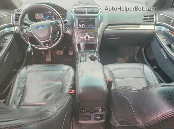 1FM5K7F82GGC81155 2016 FORD EXPLORER Красный Вид панели приборов