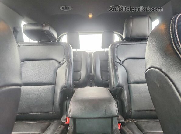 1FM5K7F82GGC81155 2016 FORD EXPLORER Красный Вид задних сидений