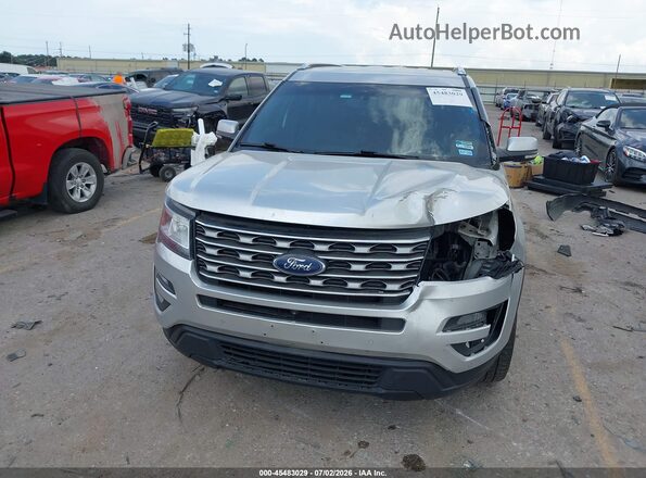 1FM5K7F82HGA75058 2017 FORD EXPLORER Silver Vista frontal
