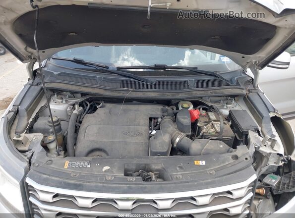 1FM5K7F82HGA75058 2017 FORD EXPLORER Silver Vista trasera