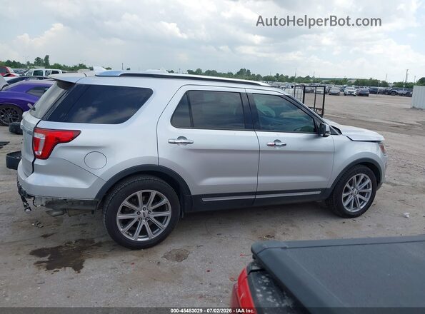 1FM5K7F82HGA75058 2017 FORD EXPLORER Silver Vista interior de 360 grados