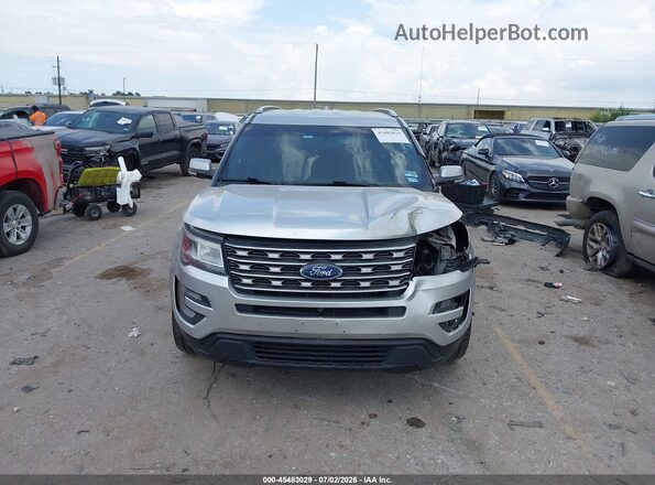 1FM5K7F82HGA75058 2017 FORD EXPLORER Silver Vista interior trasera