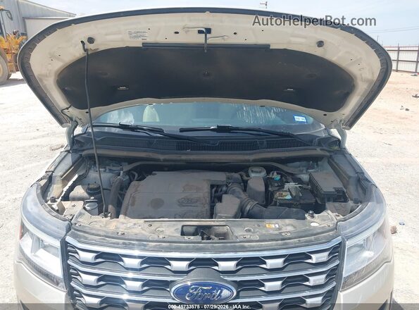 1FM5K7F82HGD86750 2017 FORD EXPLORER Gold Rear view