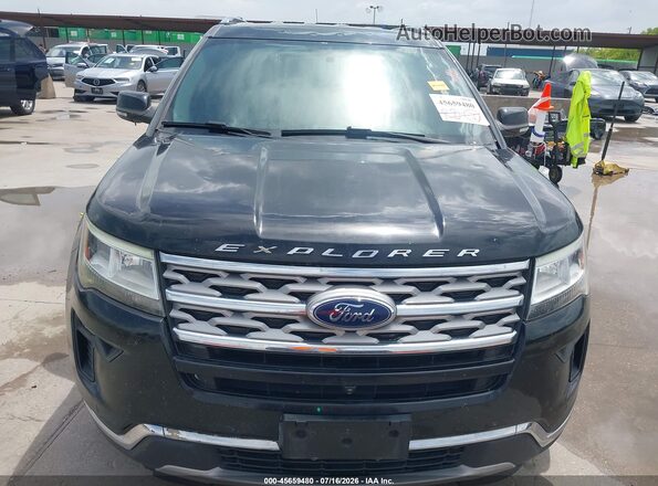 1FM5K7F82KGB11340 2019 FORD EXPLORER Black წინა ხედი
