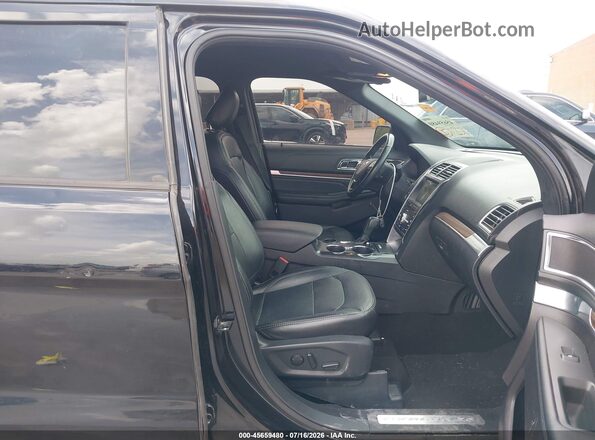1FM5K7F82KGB11340 2019 FORD EXPLORER Black წინა სალონის ხედი