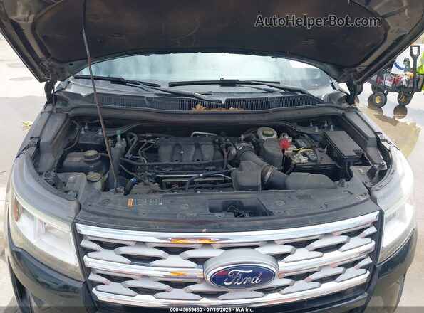 1FM5K7F82KGB11340 2019 FORD EXPLORER Black უკანა ხედი