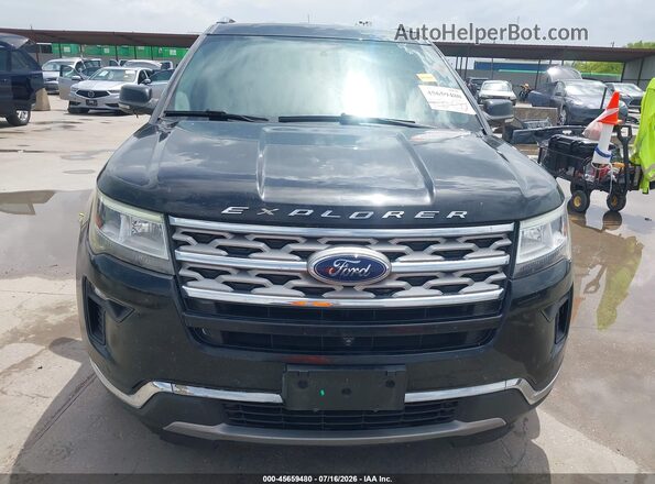 1FM5K7F82KGB11340 2019 FORD EXPLORER Black ხელსაწყოთა პანელის ხედი