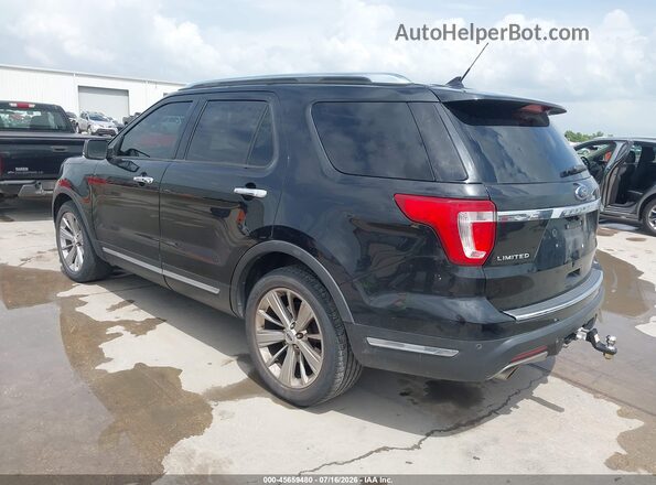 1FM5K7F82KGB11340 2019 FORD EXPLORER Black უკანა მარცხენა