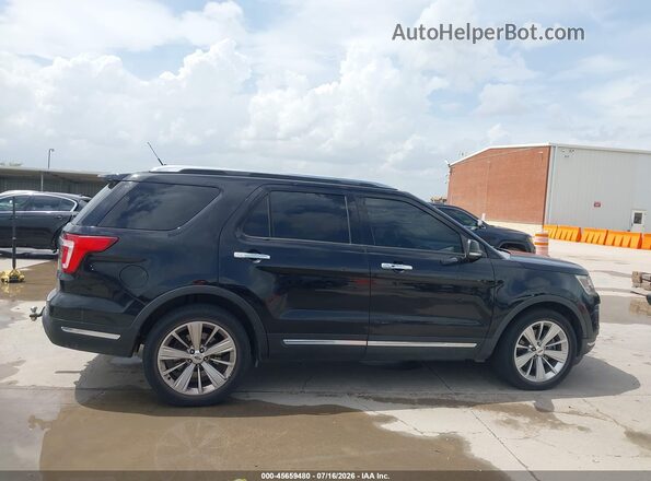 1FM5K7F82KGB11340 2019 FORD EXPLORER Black უკანა სალონის ხედი