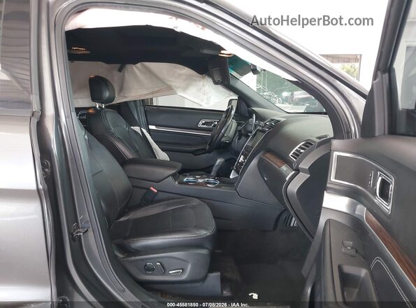 1FM5K7F83GGC89992 2016 FORD EXPLORER Gray Front interior view