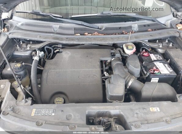 1FM5K7F83GGC89992 2016 FORD EXPLORER Gray Rear view