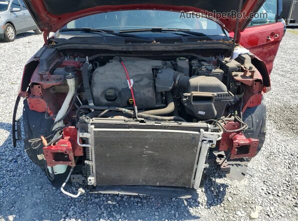 1FM5K7F83HGB47711 2017 FORD EXPLORER Red Widok komory silnika