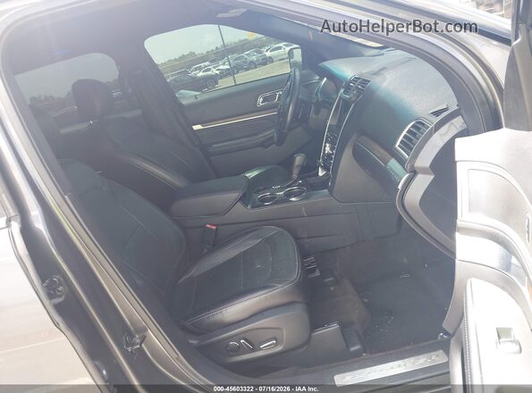 1FM5K7F83HGC06398 2017 FORD EXPLORER Gray Սալոնի դիմացի տեսք