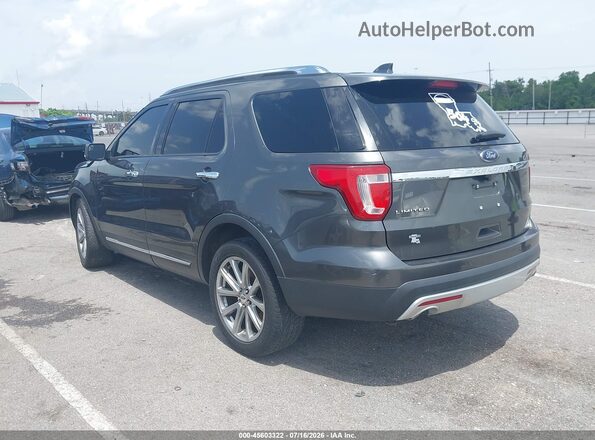 1FM5K7F83HGC06398 2017 FORD EXPLORER Gray Հետևի ձախ