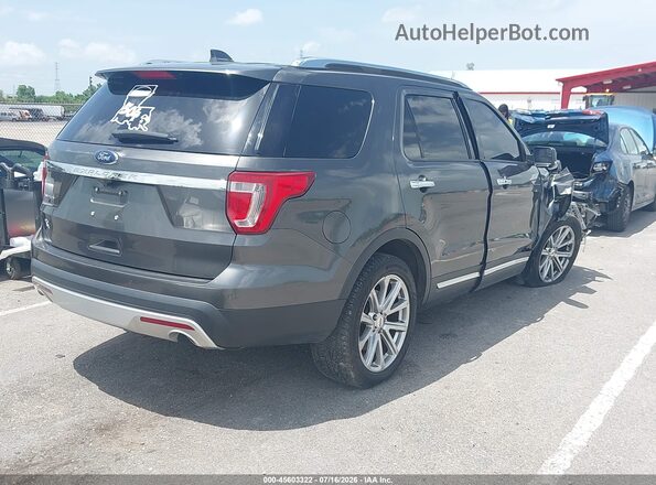 1FM5K7F83HGC06398 2017 FORD EXPLORER Gray Հետևի աջ