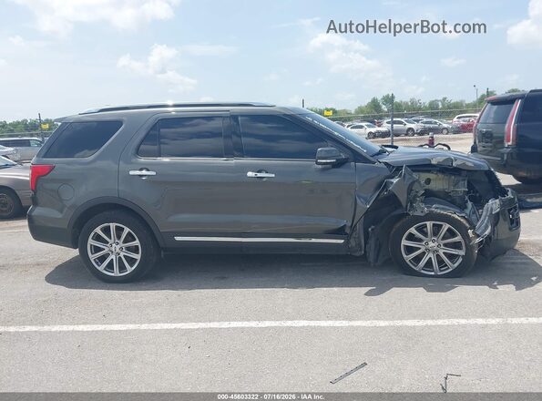 1FM5K7F83HGC06398 2017 FORD EXPLORER Gray Սալոնի հետևի տեսք