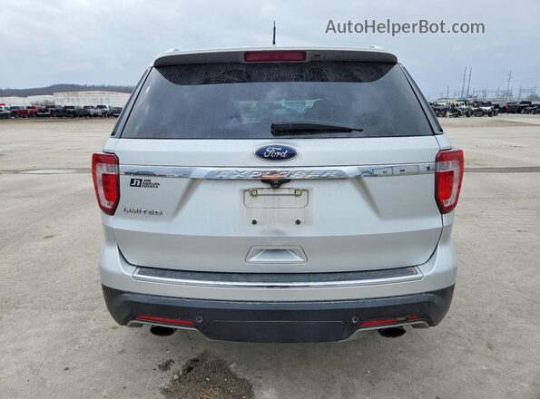 1FM5K7F83KGB48610 2019 FORD EXPLORER Silver უკანა ხედი