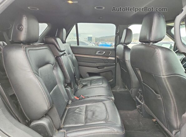 1FM5K7F83KGB48610 2019 FORD EXPLORER Silver უკანა სალონის ხედი