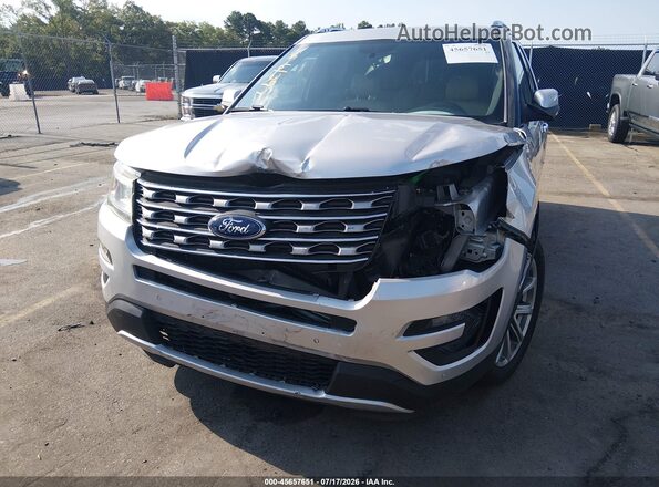 1FM5K7F84HGE32742 2017 FORD EXPLORER Silver Вид спереду