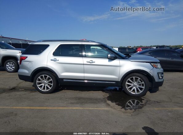 1FM5K7F84HGE32742 2017 FORD EXPLORER Silver Панорамний вид салону 360°