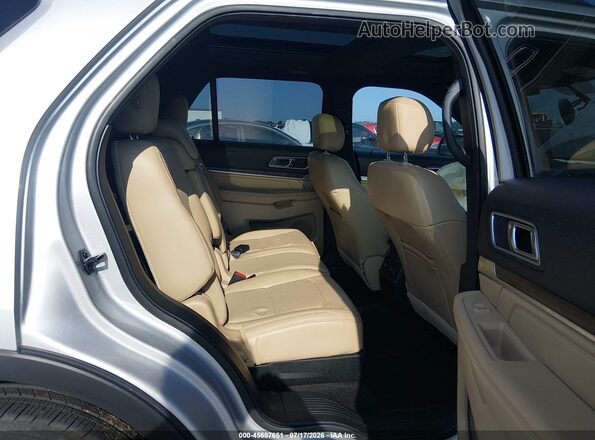 1FM5K7F84HGE32742 2017 FORD EXPLORER Silver Вид наклейки з VIN-кодом