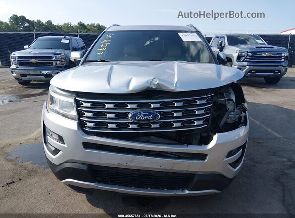 1FM5K7F84HGE32742 2017 FORD EXPLORER Silver Вид задньої частини салону