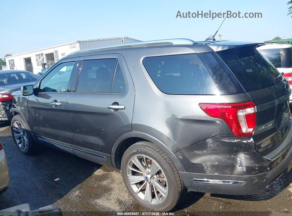 1FM5K7F84JGA81790 2018 FORD EXPLORER Gray Vista interior de 360 grados