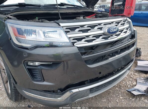 1FM5K7F84KGA16181 2019 FORD EXPLORER Черный Вид спереди