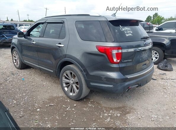 1FM5K7F84KGA16181 2019 FORD EXPLORER Черный Задняя левая четверть