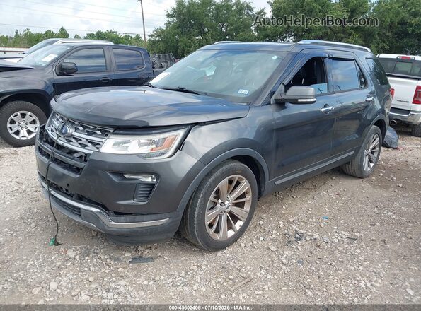 1FM5K7F84KGA16181 2019 FORD EXPLORER Черный Передняя левая четверть