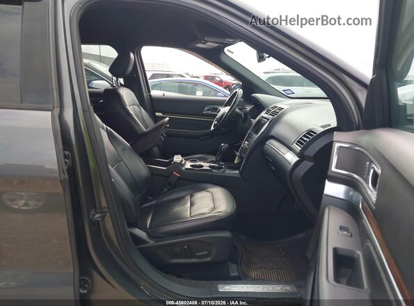 1FM5K7F84KGA16181 2019 FORD EXPLORER Черный Вид салона спереди