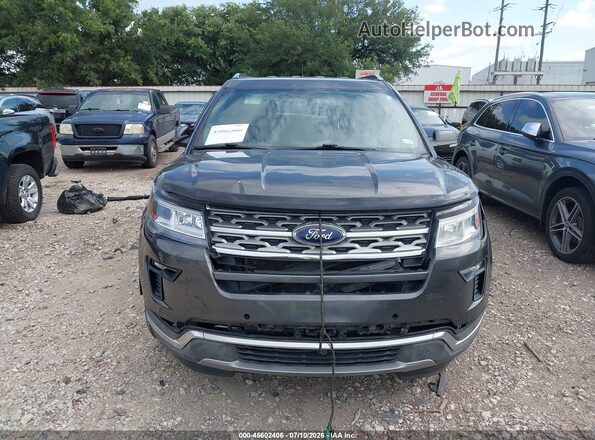 1FM5K7F84KGA16181 2019 FORD EXPLORER Черный Вид щитка приборов