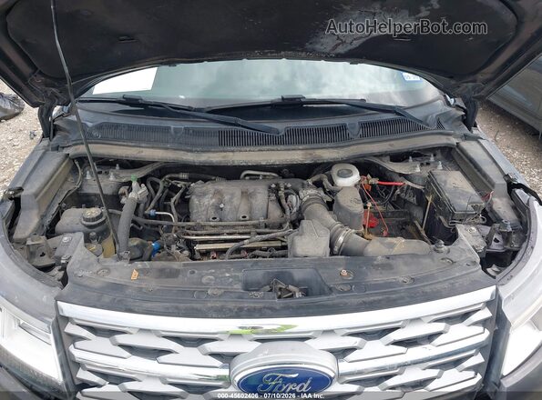 1FM5K7F84KGA16181 2019 FORD EXPLORER Черный Вид сзади